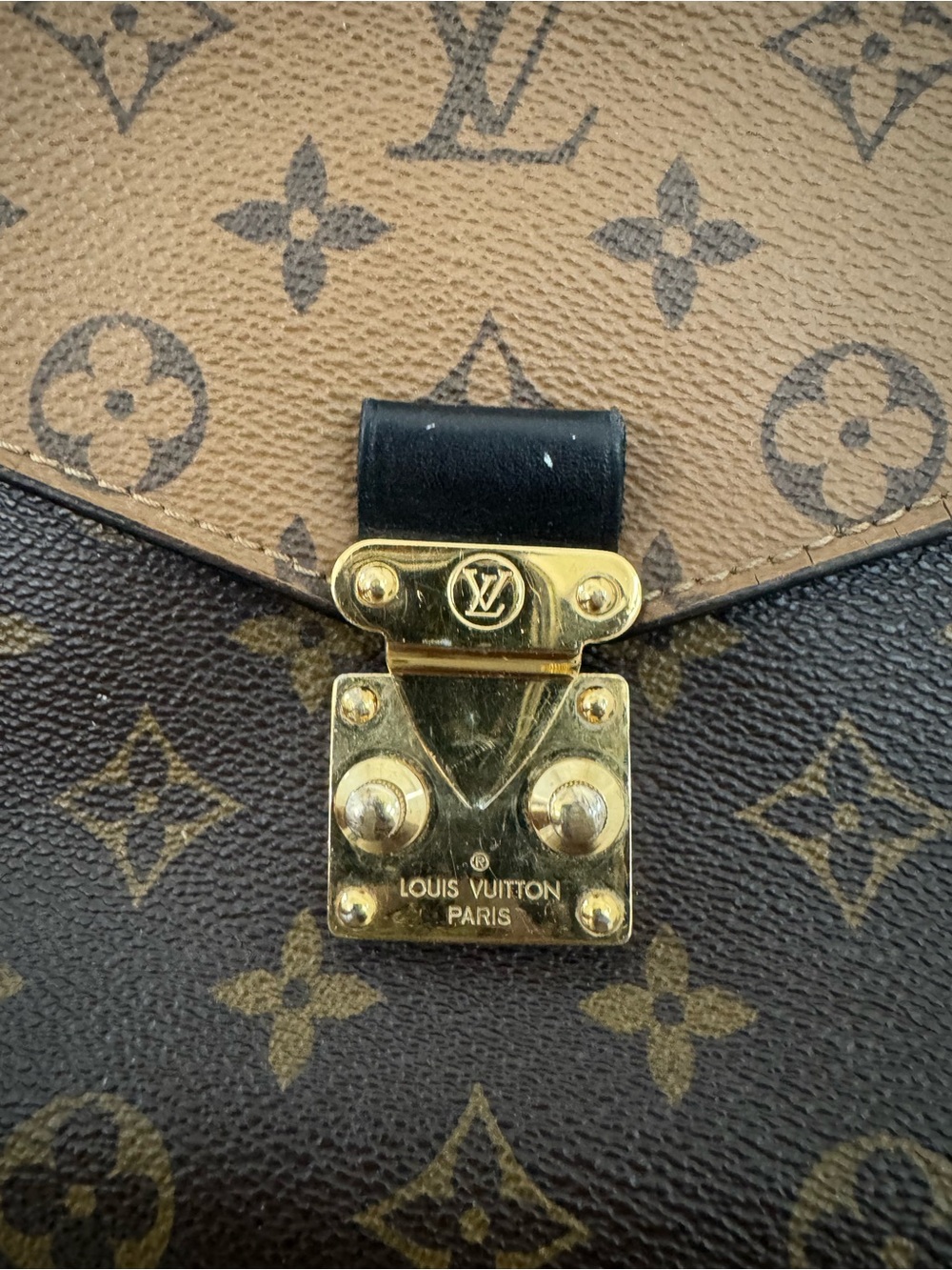 Louis Vuitton Reverse Monogram Pochette Metis - Brown & Dark Brown - Picture 4 of 8